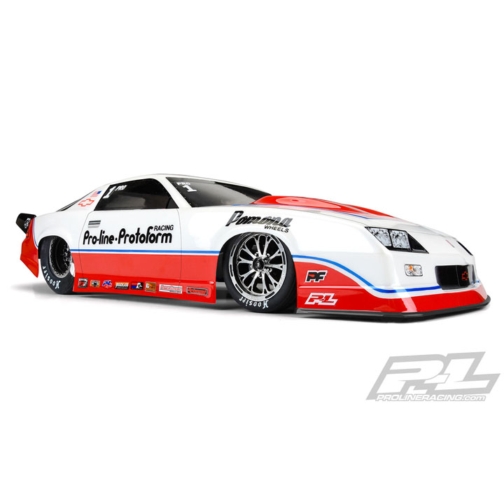 [���ܼ�] PRO356400 [PROTOFORM] AP3564 1985 Chevrolet Camaro IROC-Z Clear Body for Slash 2wd Drag Car & AE DR10