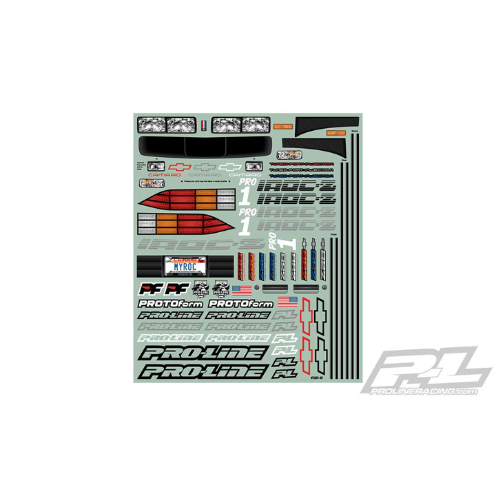 [���ܼ�] PRO356400 [PROTOFORM] AP3564 1985 Chevrolet Camaro IROC-Z Clear Body for Slash 2wd Drag Car & AE DR10