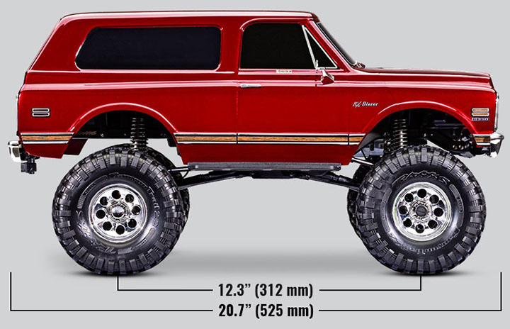 [���ܼ�] CB92086-4 Red [Traxxas] CB92086-4 Red 1/10 TRX-4 High Trail Blazer