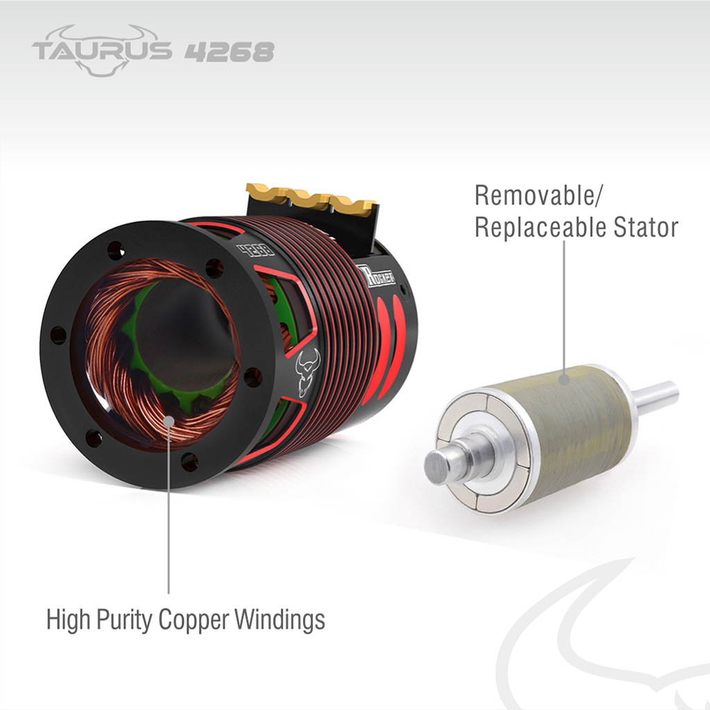 [���ܼ�] 697238888071 [SURPASS HOBBY] Rocket 4268 Sensored 1/8 Motor V2 (2150KV)