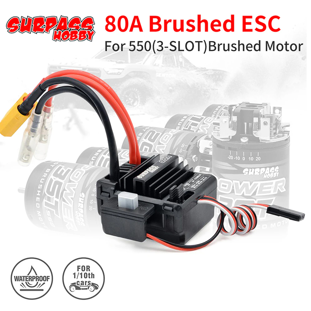 [���ܼ�] 697238888763 [SURPASS HOBBY] BCD 80A ESC