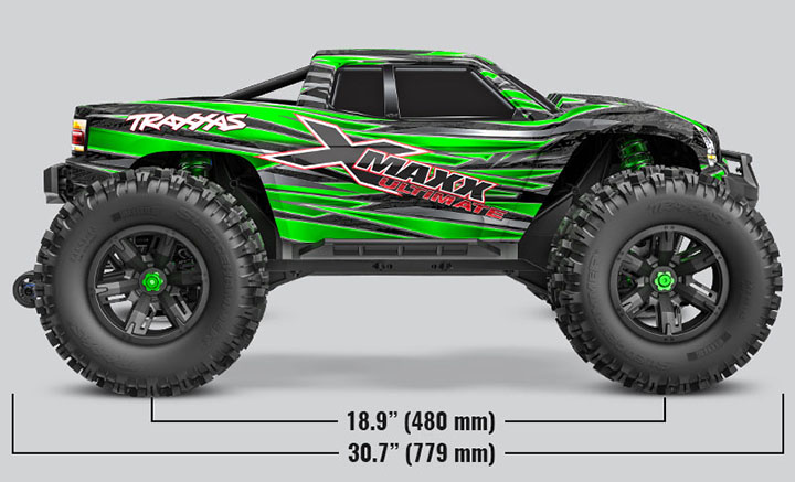 [���ܼ�] CB77097-4 BLUE [Traxxas] CB77097-4 Blue X-MAXX ULTIMATE RTR Monster Truck- ���͸�, ������ ����