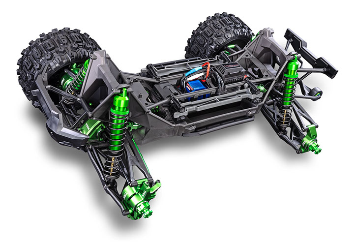 [���ܼ�] CB77097-4 GREEN [Traxxas] CB77097-4 Green X-MAXX ULTIMATE RTR Monster Truck - ���͸�, ������ ����