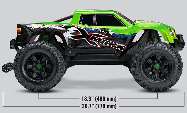 [���ܼ�] CB77096-4 Blue [Traxxas] CB77096-4 Blue X-MAXX 8S ESC BELTED RTR Monster Truck (���͸� & ������ ����)