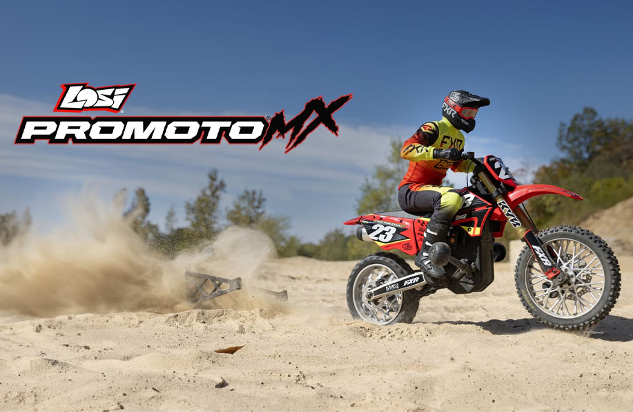 [���ܼ�] LOS06000T1 [TEAM LOSI] (���� 1/4 �������) LOSI 1/4 Promoto-MX Motorcycle RTR, FXR
