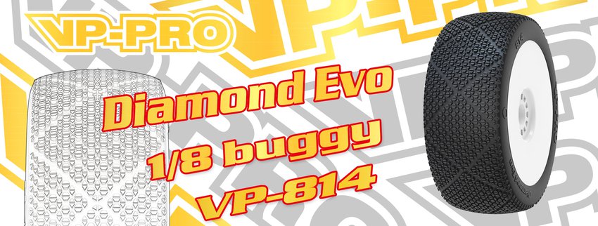 [���ܼ�] VP-814G-M4-RY [VP PRO RACING] (1:8 ���� Ÿ�̾� ��)���� VP-814G Diamond Evo M4 RY �Ѻ��� 2������