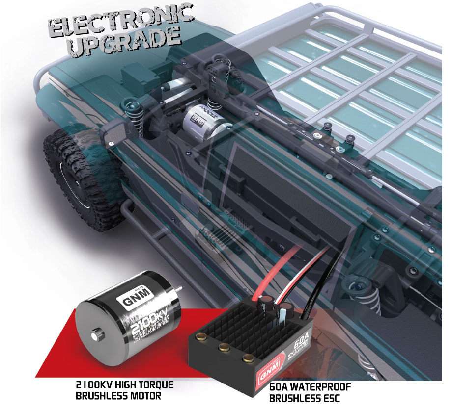 [���ܼ�] YK4107 Brushless Red [YK HOBBY] (YK4107 �귯�ø�������) 1:10 YK4107 Pro 4WD LCG 2�� SUV Trial �� Ʈ���̾� RTR,����