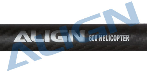 [ܼ] H60T003XXW [Align] T-Rex600 Carbon Fiber Tail Boom - Matt Black