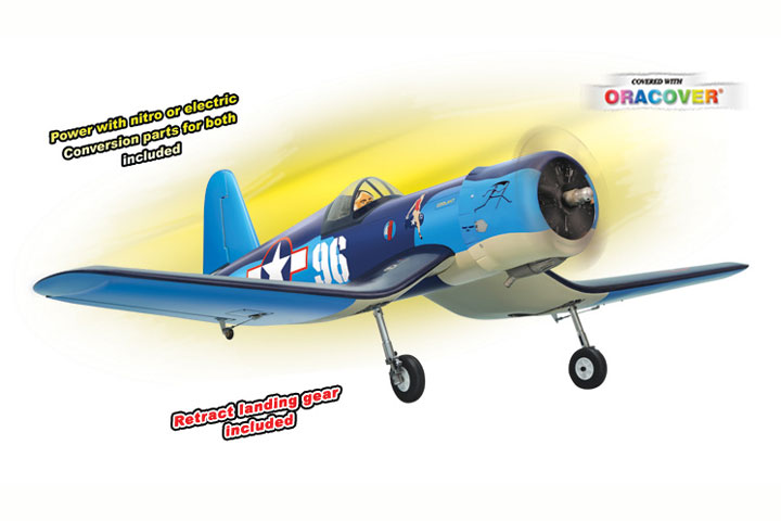 [���ܼ�]  [Phoenix] 1670mm F4U �ݼ��� Corsair ARF