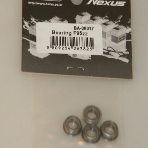 [ܼ] BA-06017 Bearing MF95zz (5x9x3mm) Flanged bearing