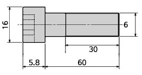 [˾ũ] 09-101  öƽ  (M6x75mm) 1