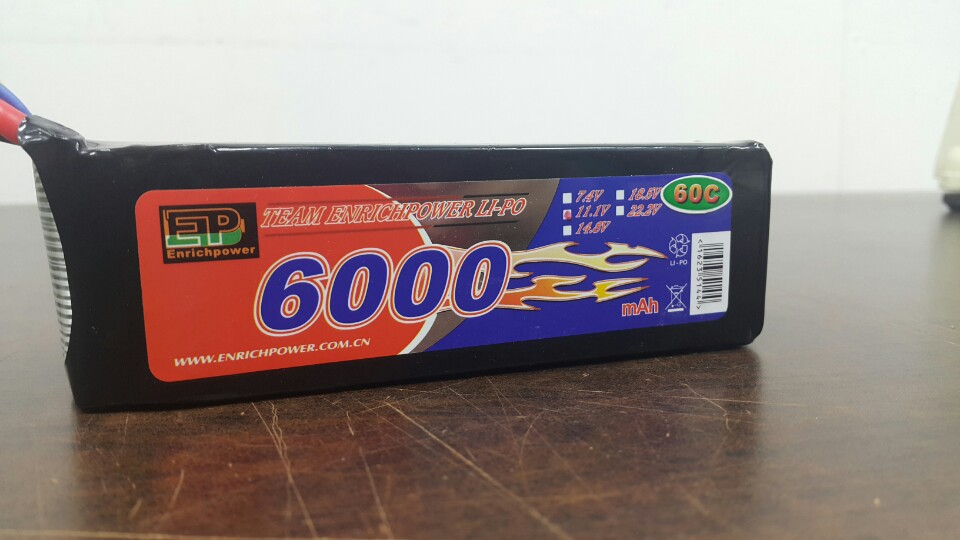 [ܼ] 6000-3S-60C-EC3 [EP Power] 11.1V 6000mAh 60C 3S1P Ultra Power Ƭ ͸ (1/10  / EC3)