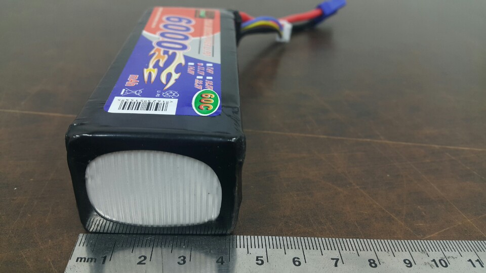 [ܼ] 6000-3S-60C-EC3 [EP Power] 11.1V 6000mAh 60C 3S1P Ultra Power Ƭ ͸ (1/10  / EC3)