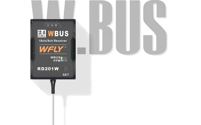 [ܼ] RD201W [WFLY] 2.4GHz 8ä ̱۶(WBUS/SBUS/PPM) ű (RD201W)