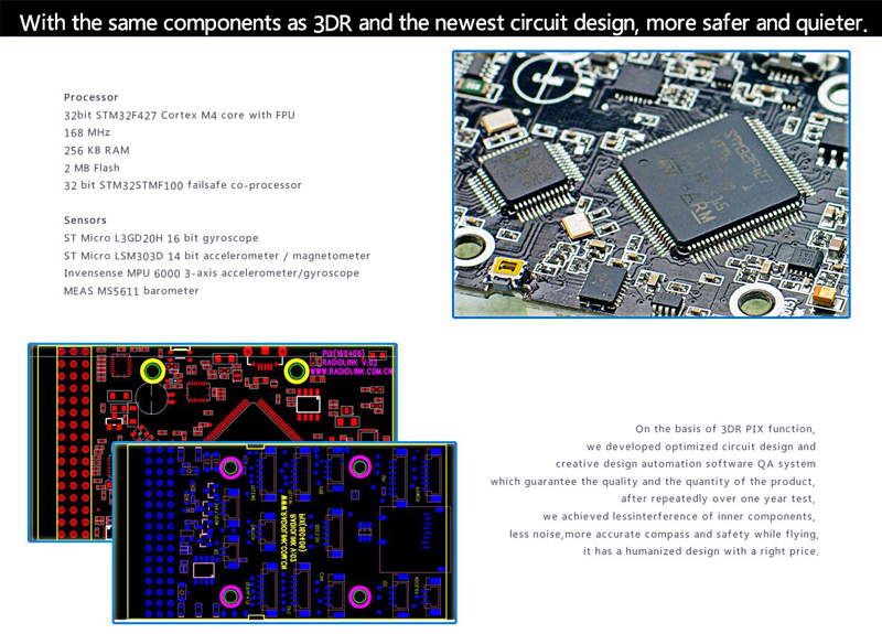 [ܼ] PIX-NC [Radiolink ǰ] Ƚȣũ  Ʈѷ () + Ǽ縮  Ʈ (GPS )