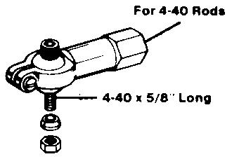 [ܼ] DUB2141 [Dubro] 4-40ȣ(2.84mm)  Ball Link set (Short 2pcs)