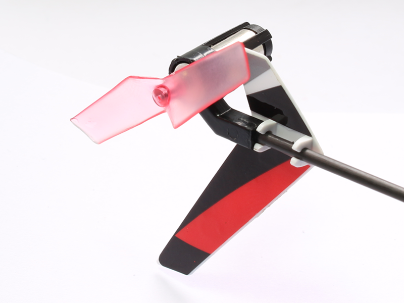 [ܼ] 2TBL4208-TR-R [RAKONHELI] 42mm Transparent Plastic Tail Blade (0.8mm Shaft) (Red) - Blade Nano CPX/S, mSR S, mCP X/V2/S ɼ