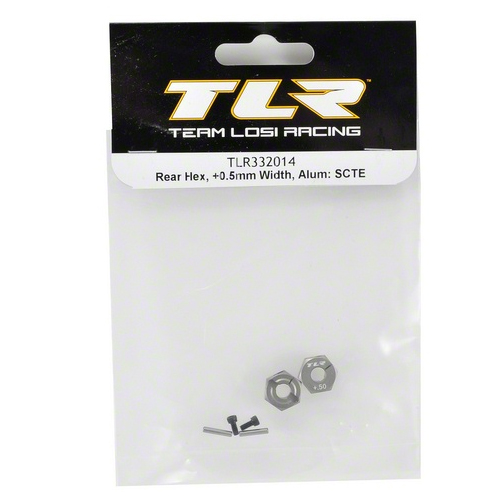 [���ܼ�] TLR332014 [TLR Racing] Team Losi Racing SCTE Aluminum Rear Hex Set ( 0.5mm Width)