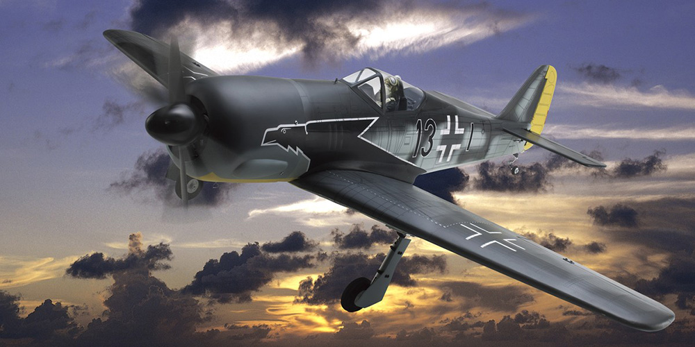 [���ܼ�] KY11873C [KYOSHO] SQS WARBIRD FOCKE-WULF Fw190A-3 GP50 ARF