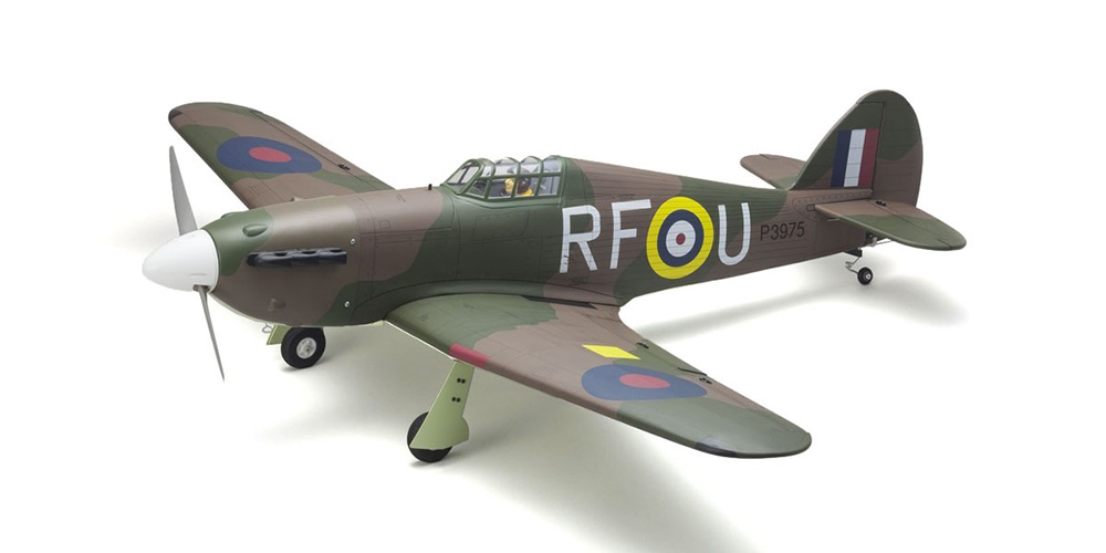 [���ܼ�] KY11871C [KYOSHO] SQS WARBIRD HAWKER HURRICANE GP50 ARF