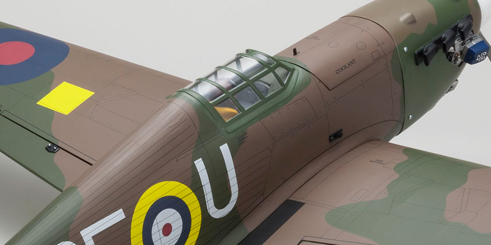 AEROMODELO HURRICANE WARBIRD GP50 ARF KIT KYOSHO KYO 11871B