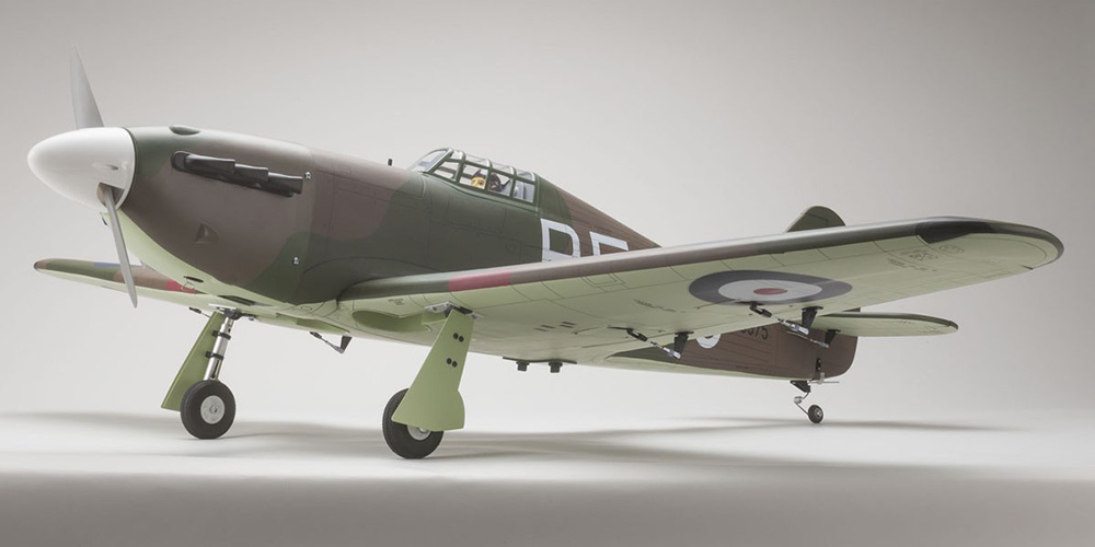 팰콘샵] [KYOSHO] SQS WARBIRD HAWKER HURRICANE GP50 ARF
