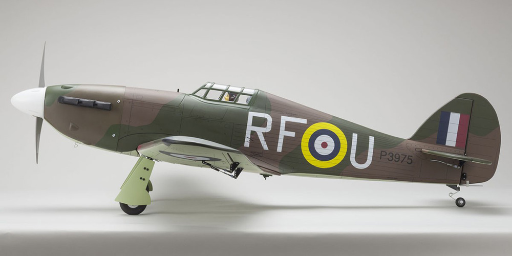 팰콘샵] [KYOSHO] SQS WARBIRD HAWKER HURRICANE GP50 ARF 