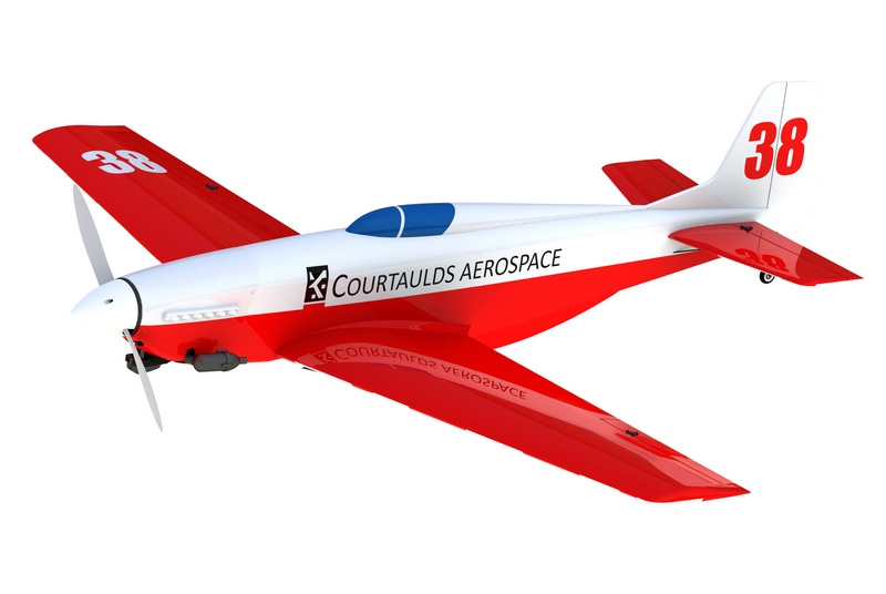 [ܼ] A345-R/W [World Model] Vendetta (Red/White) with Electric Retracts ARF Kit - 1435mm