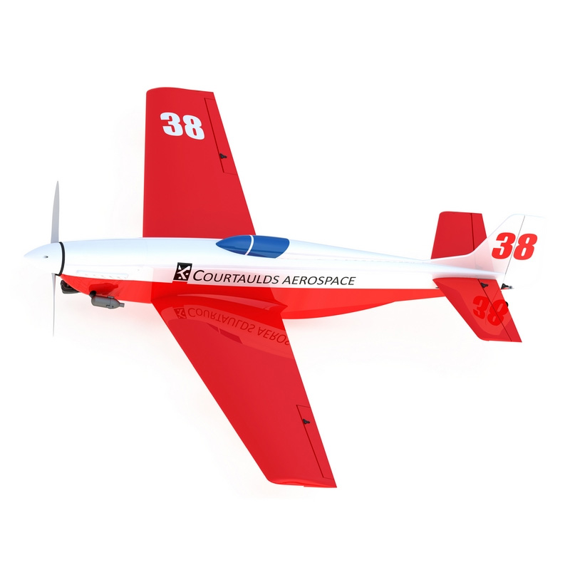 [ܼ] A345-R/W [World Model] Vendetta (Red/White) with Electric Retracts ARF Kit - 1435mm