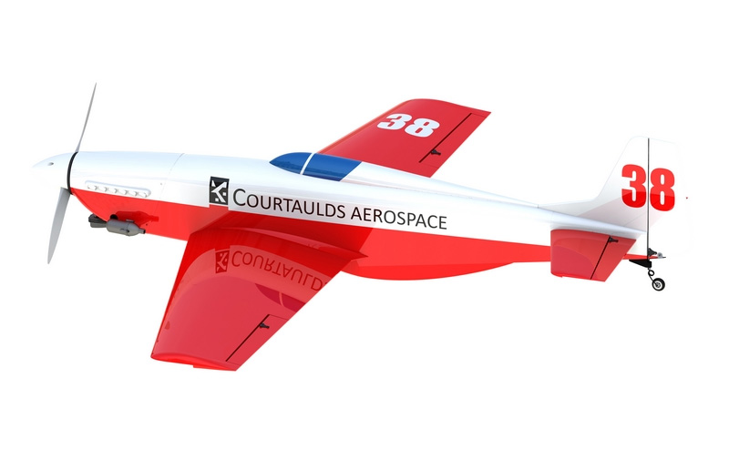 [ܼ] A345-R/W [World Model] Vendetta (Red/White) with Electric Retracts ARF Kit - 1435mm
