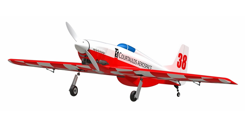 [ܼ] A345-R/W [World Model] Vendetta (Red/White) with Electric Retracts ARF Kit - 1435mm
