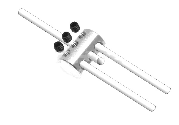[ܼ] HT-295 Triple rod connector (1) - 2mm