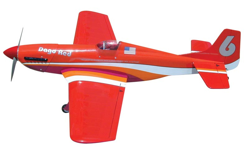 [ܼ]  [World Models] 1460mm Dago Red Mustang 46 ARF Kit