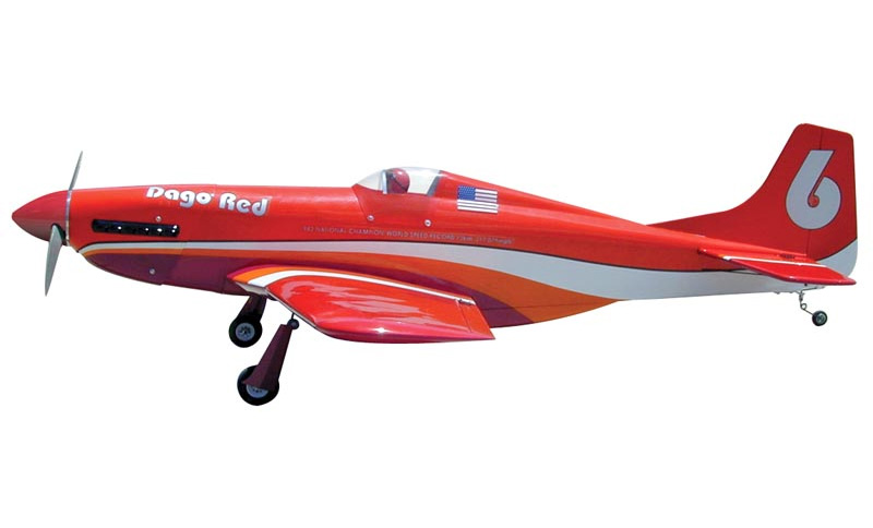 [ܼ]  [World Models] 1460mm Dago Red Mustang 46 ARF Kit