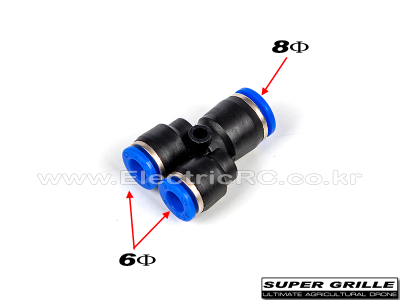 [���ܼ�] SHR-TTT-0806 [SHR] T-Type One Touch Fitting(��08 ->��06)