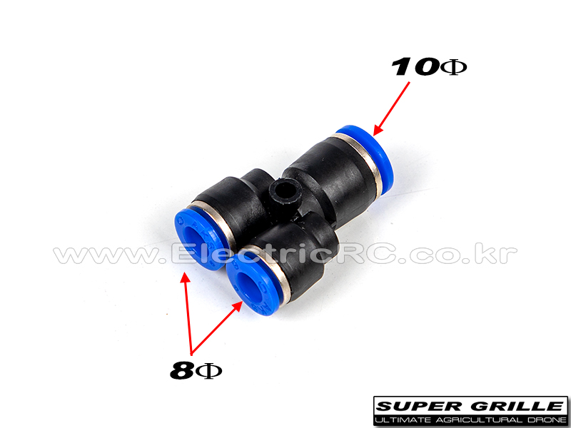 [ܼ] SHR-TTT-1008 [SHR] T-Type One Touch Fitting(10 ->08)