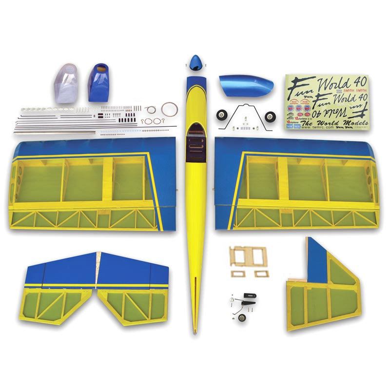 [ܼ]  [World Model] 1270mm   FUN WORLD 40 S EP/GP ARF Kit
