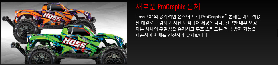 [ܼ] CB90076-4 ORANGE [Traxxas] 2021 ORANGE HOSS 4x4 BXL 3S