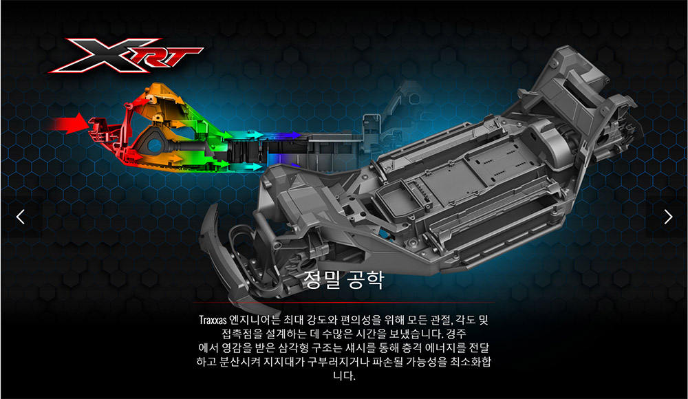 [���ܼ�] CB78086-4 Orange [Traxxas] �����ƽ� XRT �귯������ ���� ���̽� Ʈ�� (������ �÷� / ���͸� & ������ ����)