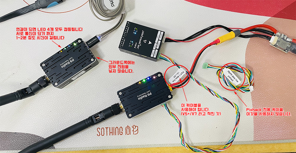 [ܼ] S0302+S0303 [CUAV] Ƚȣũ P9 ڷƮ  Pixhawk P9 Radio Telemetry 60km - Ŵ