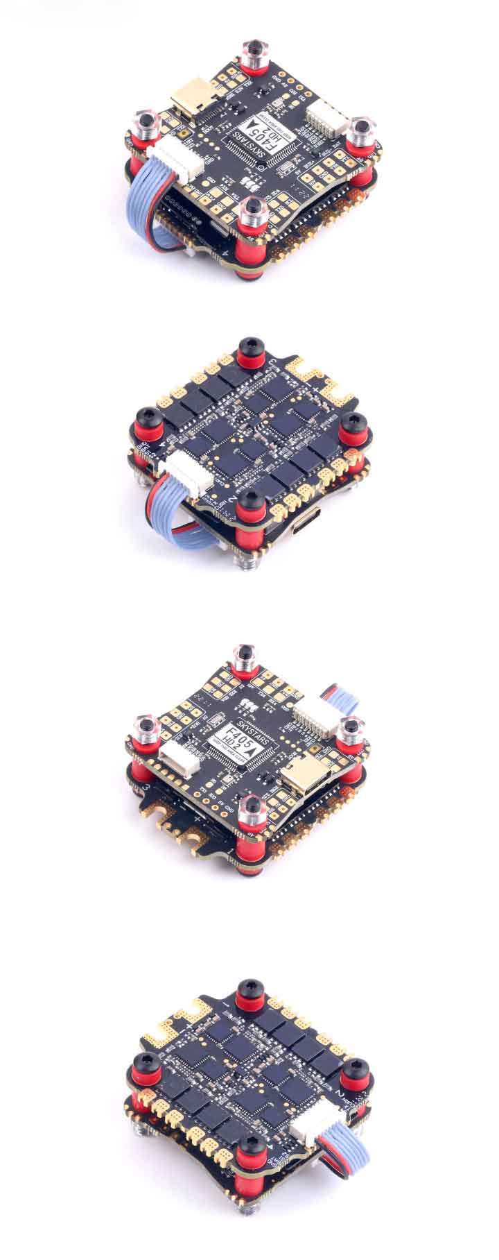 [ܼ] TL1613-SS [TR] Skystars F4 FC 55A 4in1 ESC Stack 3-6S BMI270 Betaflight OSD Dshot600