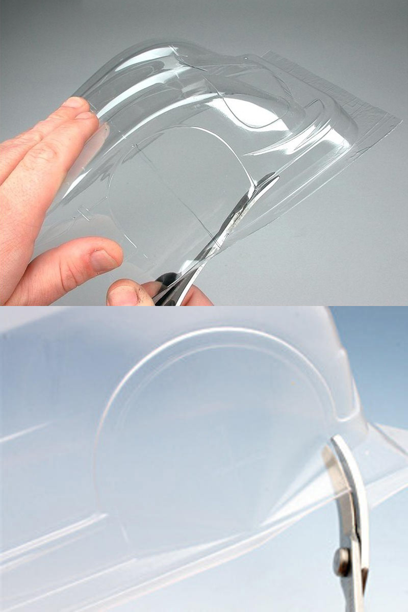 [ܼ] SRCAA-030 [TR] Curved Lexan Scissors ( /Gold Coated)