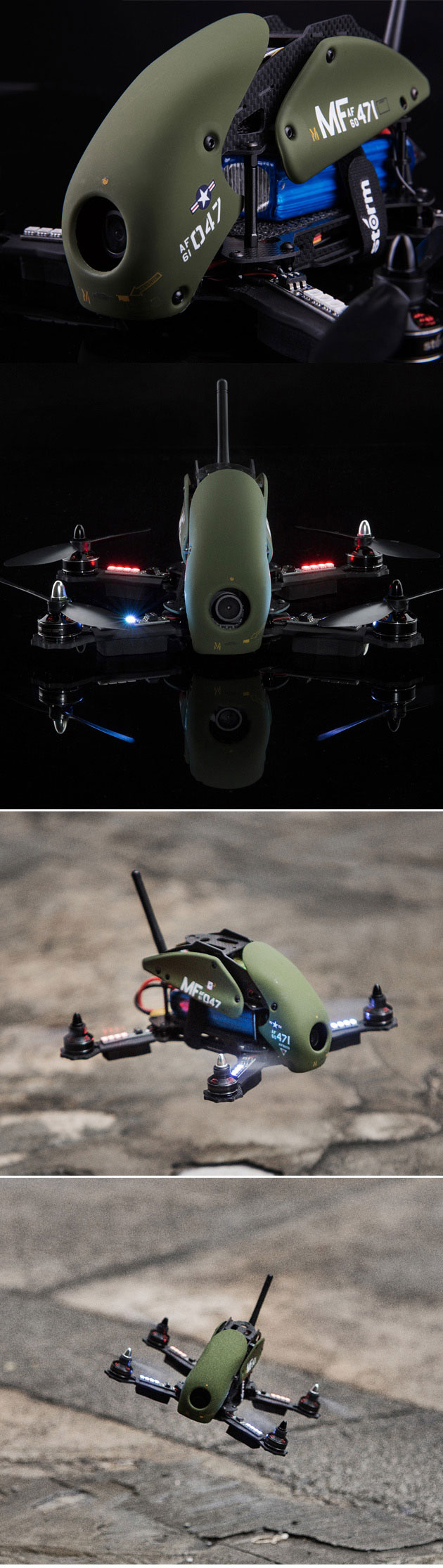 [ܼ] TL250T07 [TR] 250C/H, 280C/H FPV Racer Canopy (White)