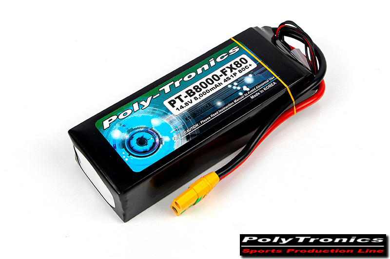 [ܼ] PT-B8000-FX80_4 PT-B8000-FX80 (14.8V, 4S1P, 80C /JST-XT/XT90S) Ƭ  ͸ - FX Series