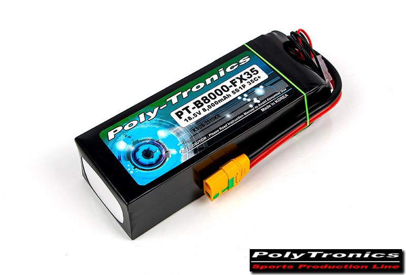 [ܼ] PT-B8000-FX35_5 PT-B8000-FX35 (18.5V, 5S1P, 35C /JST-XT/XT90S) Ƭ  ͸ - FX Series