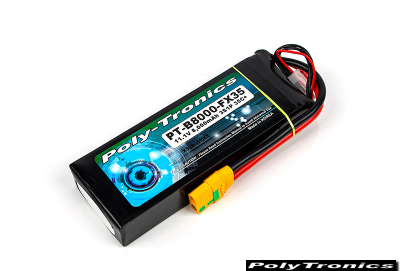 [ܼ] PT-B8000-FX35_3 PT-B8000-FX35 (11.1V, 3S1P, 35C /JST-XT/XT90S) Ƭ  ͸ - FX Series