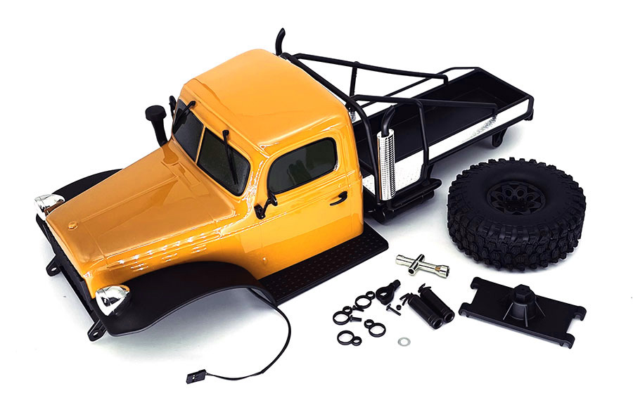 [ܼ] AT-Bodyset-Y [ROC HOBBY] 1:10 Atlas 4x4 ٵ Ʈ Yellow ( ̴ )