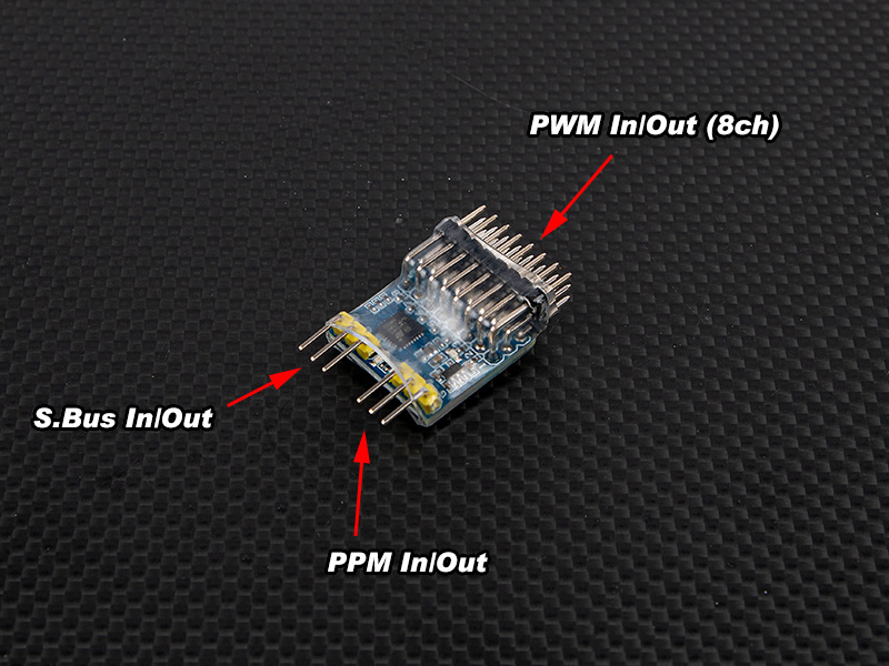 [���ܼ�] TR-PPM-CONV 8ä�� PWM(PPM) �� SBUS ���ڴ�/���ڴ� V2