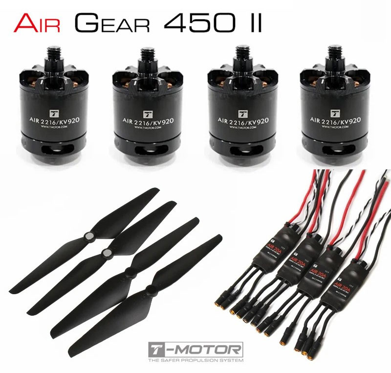 [���ܼ�] P0000BKR [T-MOTOR] AIR GEAR 450 II (2216 ����+ESC+���� ��Ʈ)