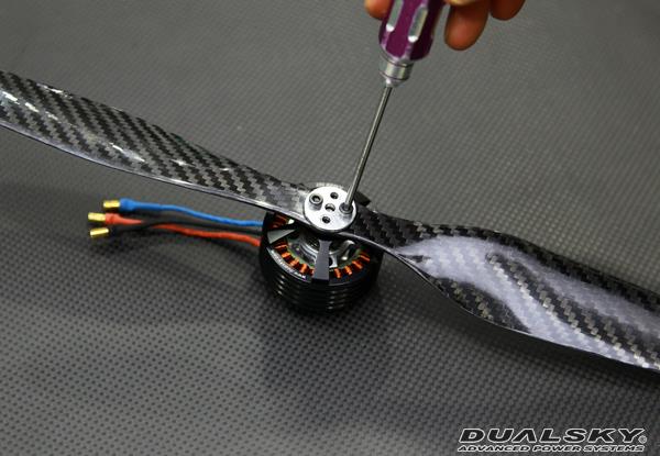 [ܼ] MX50MR-PropSET5 [DUALSKY] 15x7.5 PROLITE Carbon Prop(12mm Space)
